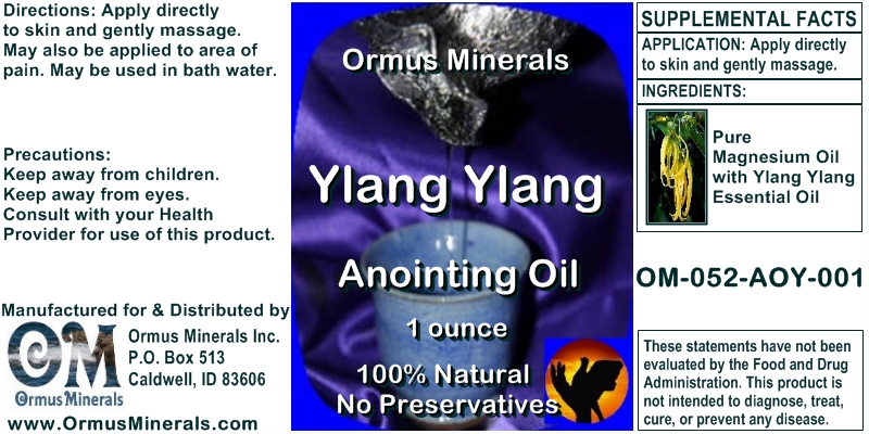 Ylang Ylang Annointing oil